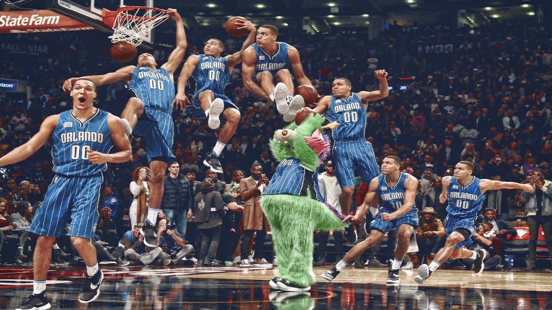 雷霆设置模拟裁判培训球员临场情绪控制,裁判骑在雷霆球员身上